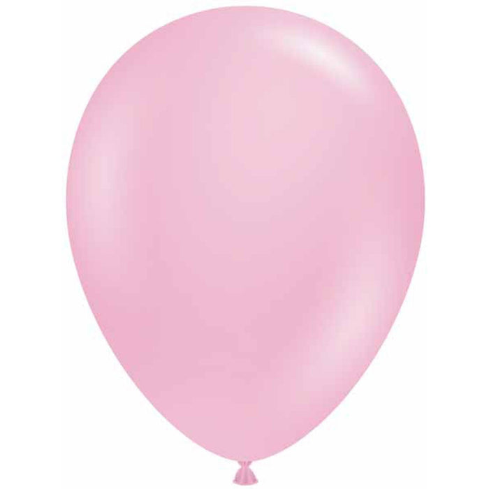 11" Standard Pink Tuftex Latex Balloons (100/Pk)
