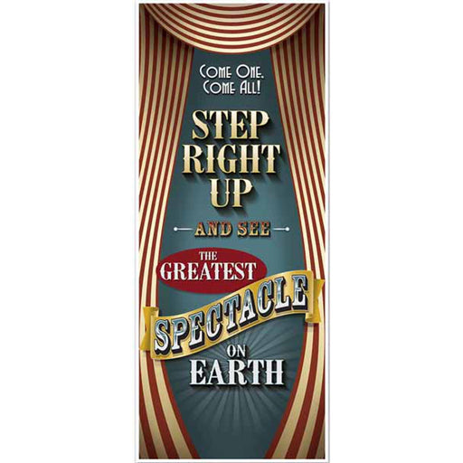 Vintage Circus Door Cover