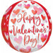 "Watercolor Hvd Orbz Balloon With G20 Helium Tank Package"