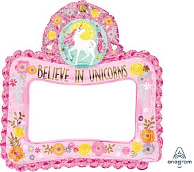Magical Unicorn Ci Selfie Frame Kit With Props (G20) (3/Pkg)