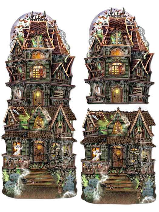 Jumbo Haunted House Cutouts
