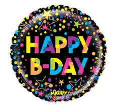 Colorful 21" Birthday Balloon Package (5/Pk)