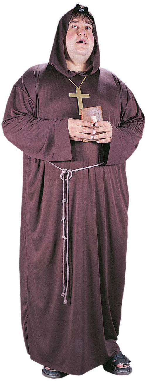 Classic Monk Costume For Men Plus size (6'2" up to 300lbs) (1/Pk)