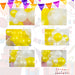 16-Foot DIY Yellow and White Popcorn Balloon Garland and Arch Kit - Main 4