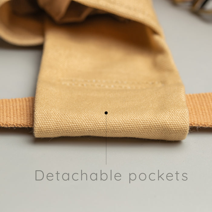party bag apron detachable pockets