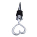 Stainless Steel Heart Corkscrew Wine Opener + Stopper Set 25ct - Shimmer & Confetti