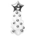 White and Silver Christmas Balloon Tree Kit - Shimmer & Confetti